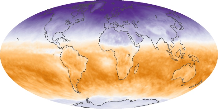Global Map Net Radiation Image 137