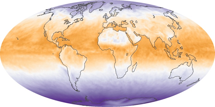Global Map Net Radiation Image 142