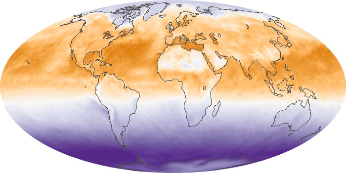 Global Map Net Radiation Image 143