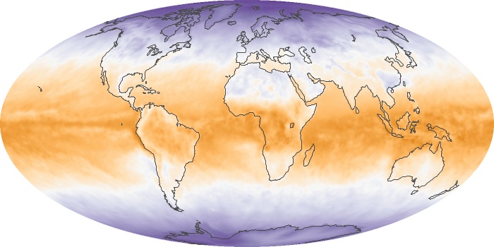 Global Map Net Radiation Image 153