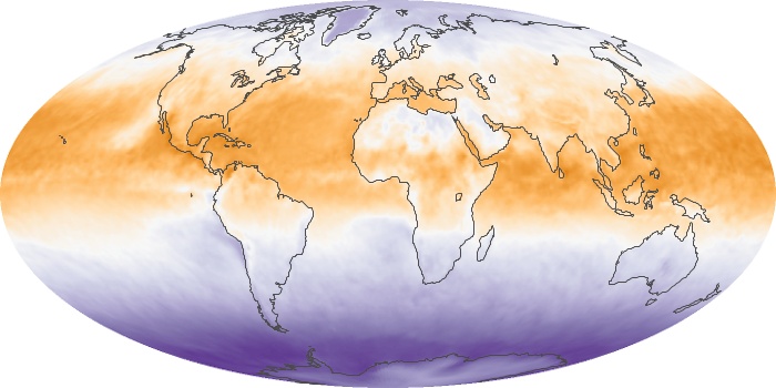 Global Map Net Radiation Image 158