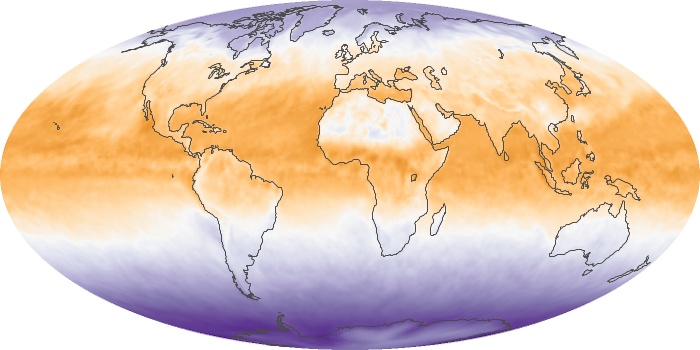 Global Map Net Radiation Image 166