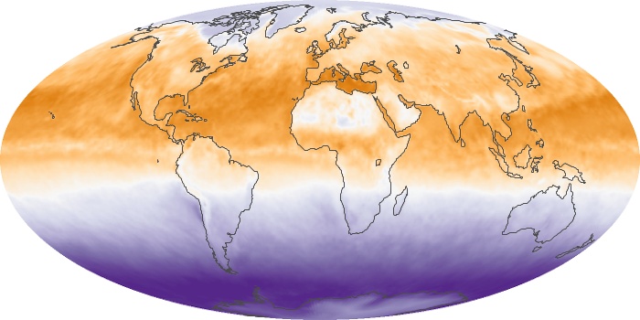 Global Map Net Radiation Image 167