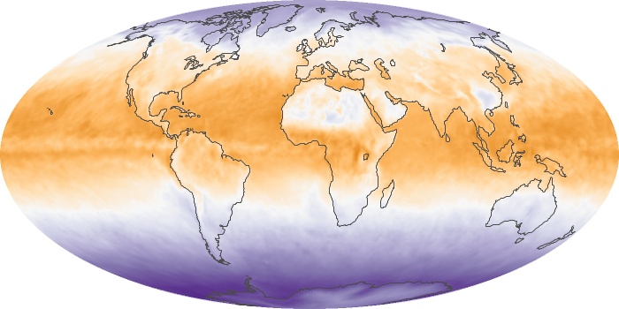 Global Map Net Radiation Image 178