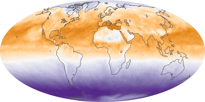 Global Map Net Radiation Image 179