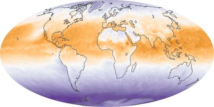 Global Map Net Radiation Image 182