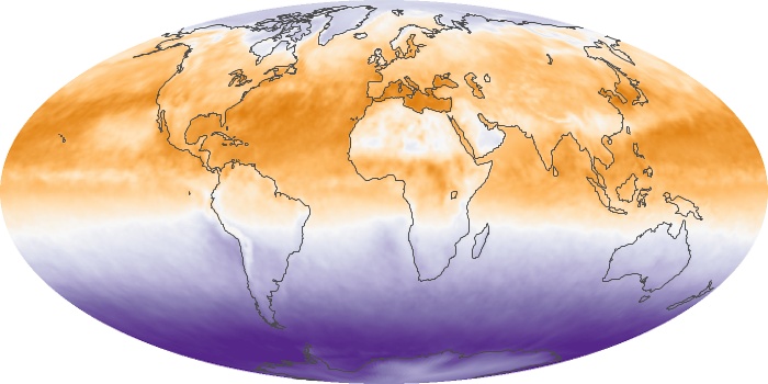 Global Map Net Radiation Image 191