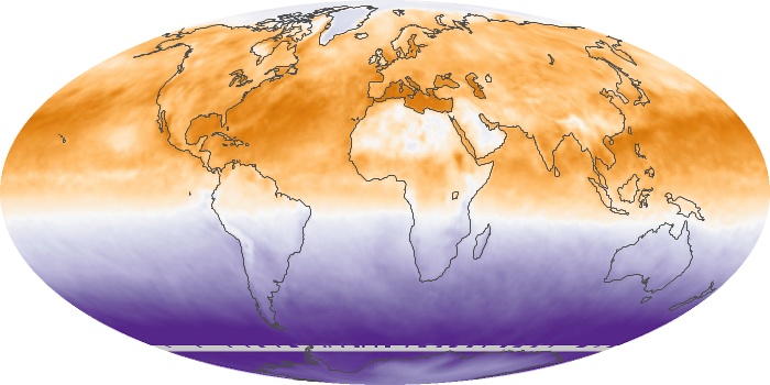 Global Map Net Radiation Image 192