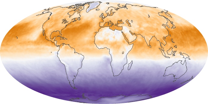 Global Map Net Radiation Image 193