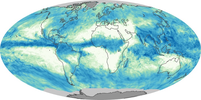 Global Map Total Rainfall Image 2