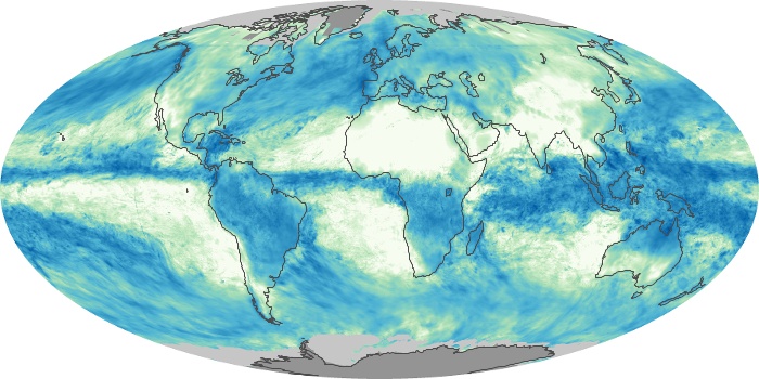 Global Map Total Rainfall Image 7