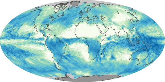Global Map Total Rainfall Image 9