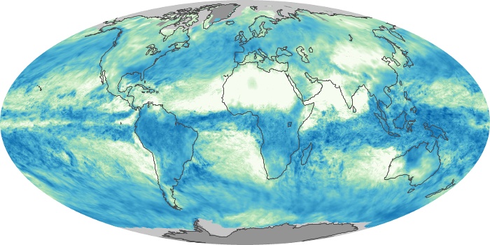 Global Map Total Rainfall Image 10