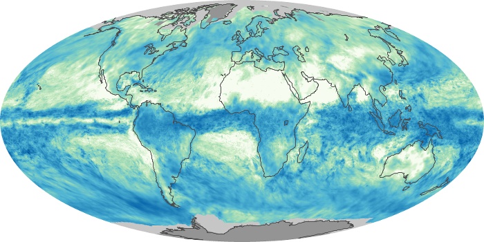 Global Map Total Rainfall Image 11