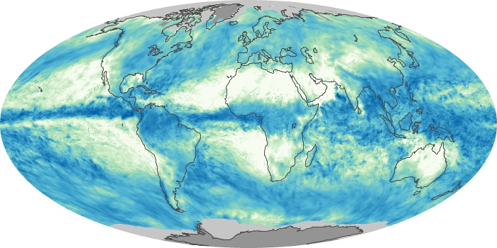 Global Map Total Rainfall Image 12
