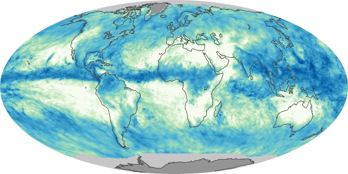 Global Map Total Rainfall Image 15