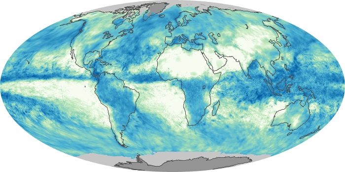 Global Map Total Rainfall Image 18