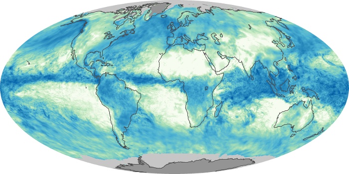 Global Map Total Rainfall Image 30