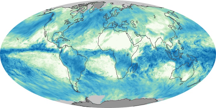 Global Map Total Rainfall Image 8