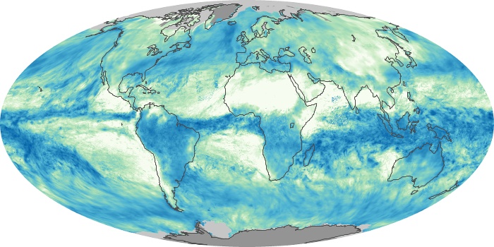 Global Map Total Rainfall Image 33