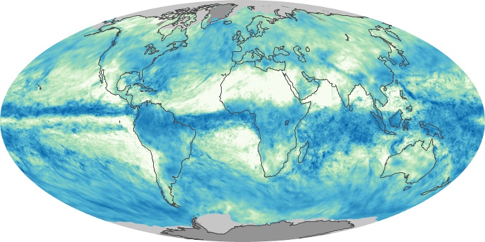 Global Map Total Rainfall Image 35