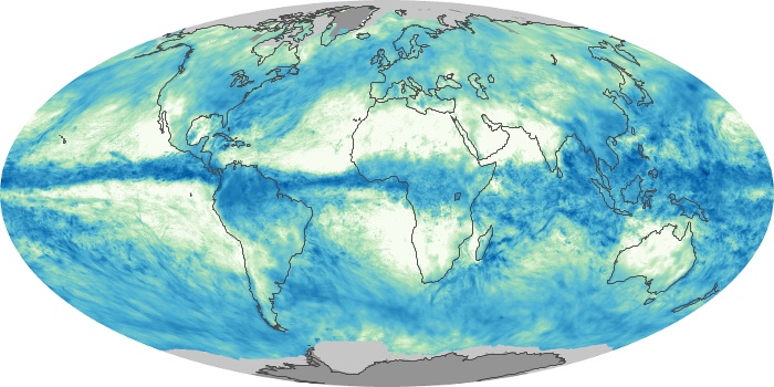 Global Map Total Rainfall Image 12