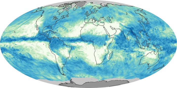 Global Map Total Rainfall Image 37
