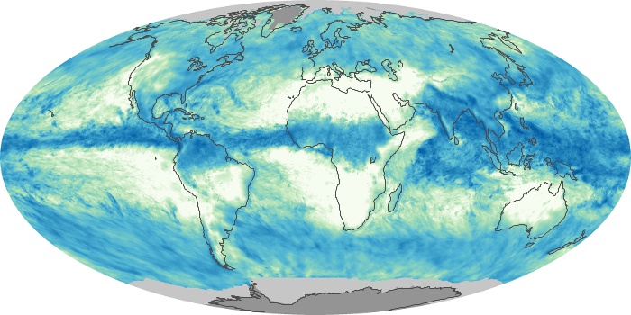 Global Map Total Rainfall Image 14