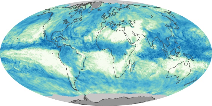 Global Map Total Rainfall Image 16