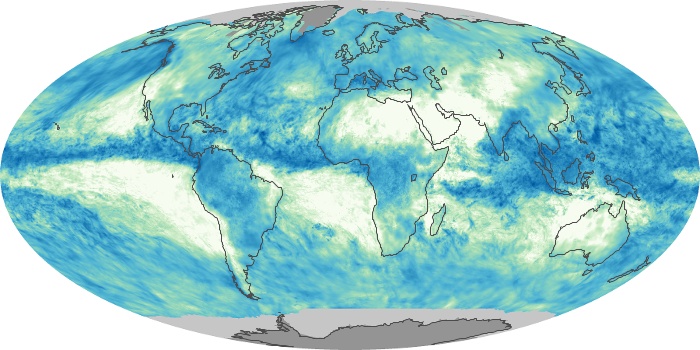 Global Map Total Rainfall Image 17