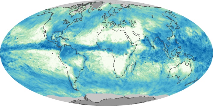 Global Map Total Rainfall Image 25