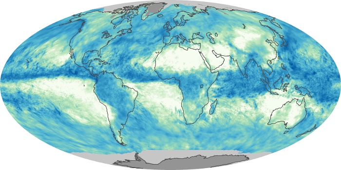 Global Map Total Rainfall Image 53