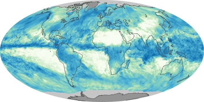 Global Map Total Rainfall Image 54