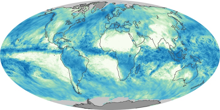 Global Map Total Rainfall Image 55