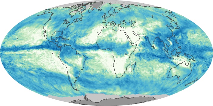 Global Map Total Rainfall Image 61