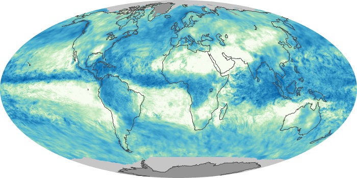Global Map Total Rainfall Image 41