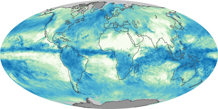 Global Map Total Rainfall Image 44