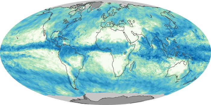 Global Map Total Rainfall Image 73