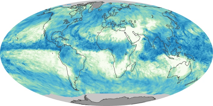 Global Map Total Rainfall Image 52