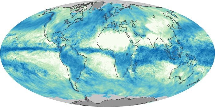 Global Map Total Rainfall Image 55