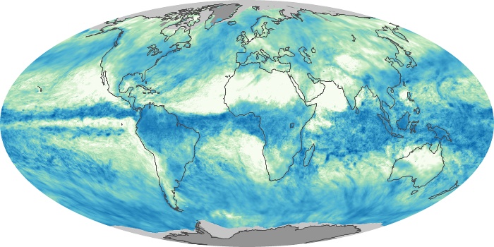 Global Map Total Rainfall Image 59