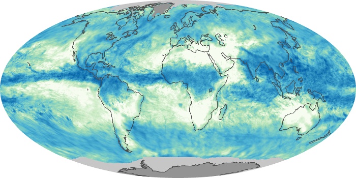 Global Map Total Rainfall Image 87