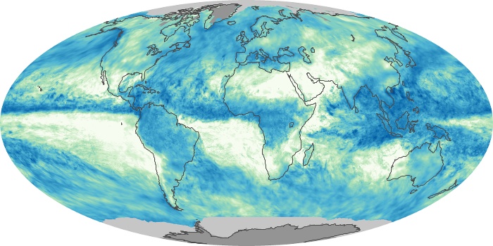Global Map Total Rainfall Image 101