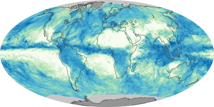 Global Map Total Rainfall Image 126