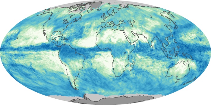 Global Map Total Rainfall Image 132