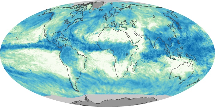 Global Map Total Rainfall Image 136