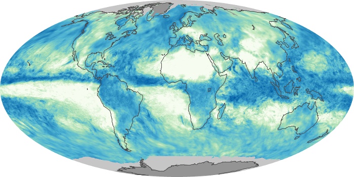 Global Map Total Rainfall Image 138