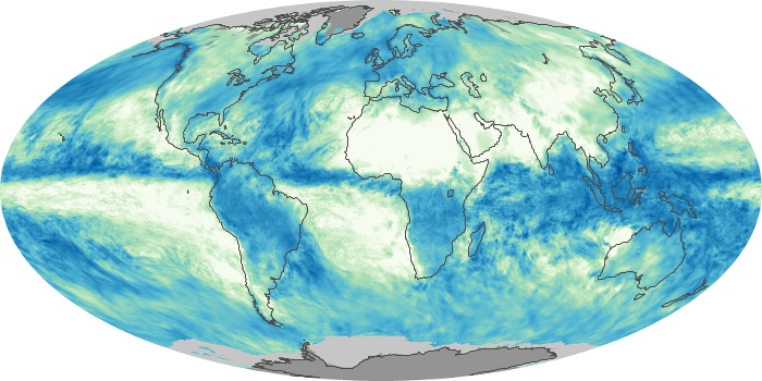 Global Map Total Rainfall Image 139