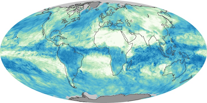 Global Map Total Rainfall Image 141