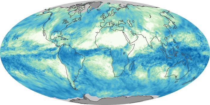 Global Map Total Rainfall Image 142